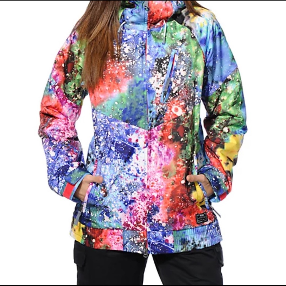 Nike Alpenglow Print Ski and Snow Jacket Size Small